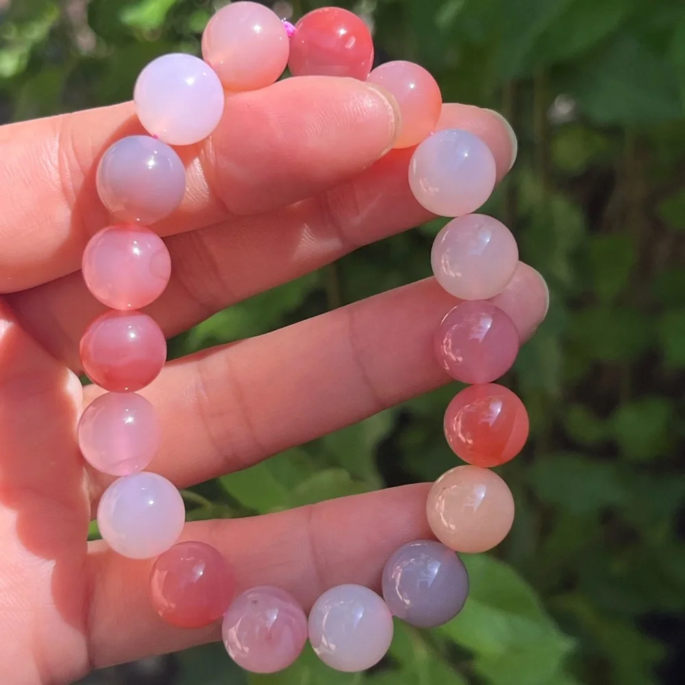 11mm stretchable yanyuan agate‎ bracelet